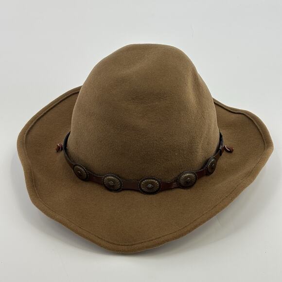 Stetson Bozeman Crushable 100% Wool Men’s Size XL Brown Hat Made In USA Ear Flap - Picture 1 of 8